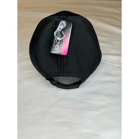 Bebe Sport Black Adjustable Hat NWT - Picture 3 of 4